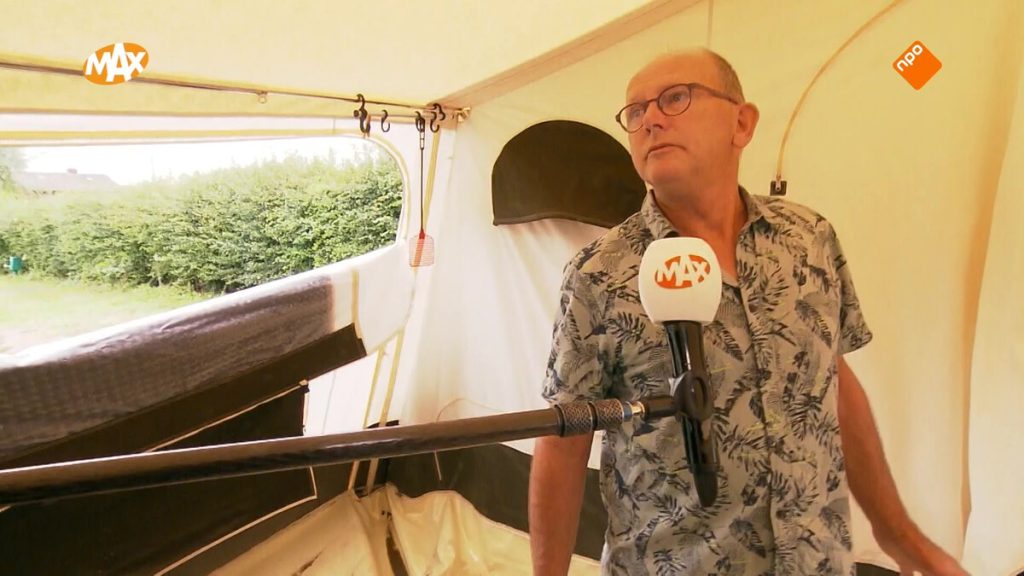 Verjaagd van de camping