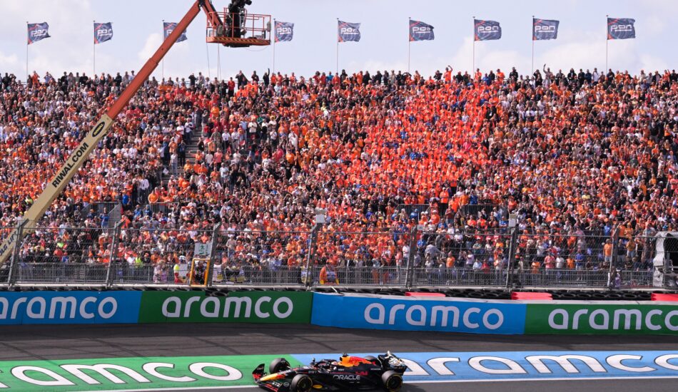 Max Verstappen tijdens de Dutch Grand Prix in Zandvoort