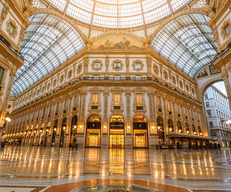 Galleria Vittorio Emanuele II: het oudste (en misschien wel het mooiste) winkelcentrum van Europa
