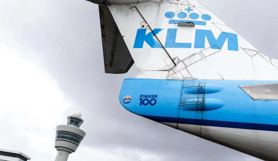 Toestel van KLM, waarvan het personeel werkonderbrekingen gaan houden.