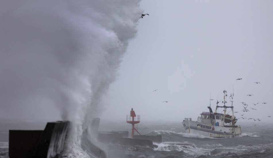 Storm Benjamin in Frankrijk.