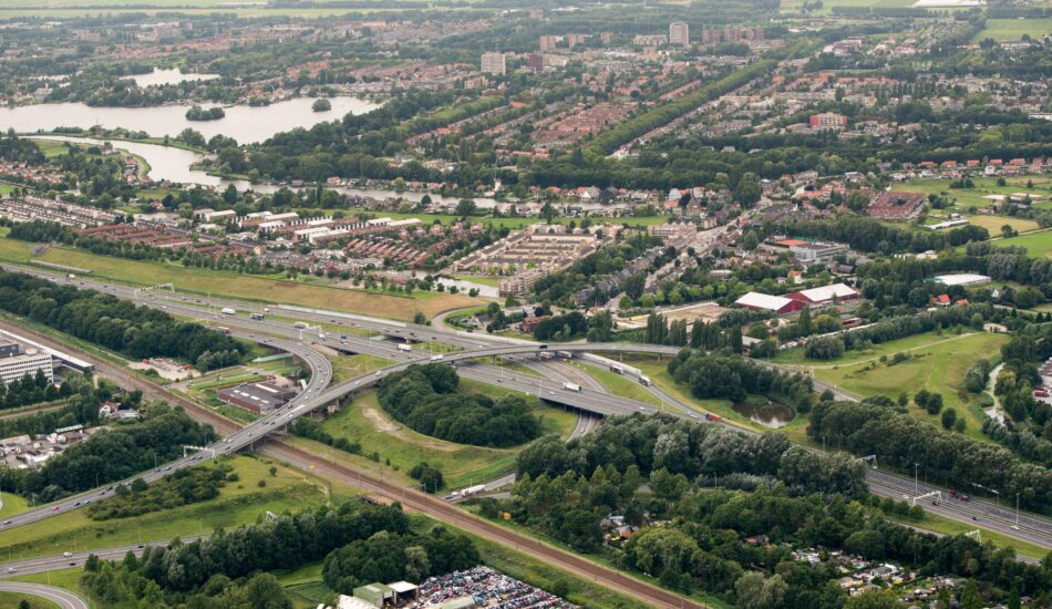 Er zijn ook wegafsluitingen op het Terbregseplein.