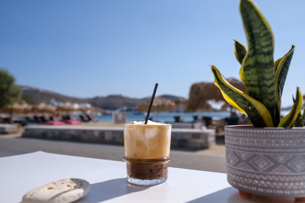 IJskoffie in Griekenland: een freddo cappuccino.