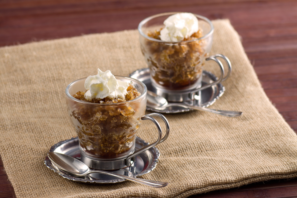 IJskoffie in Italië: koffie granita.