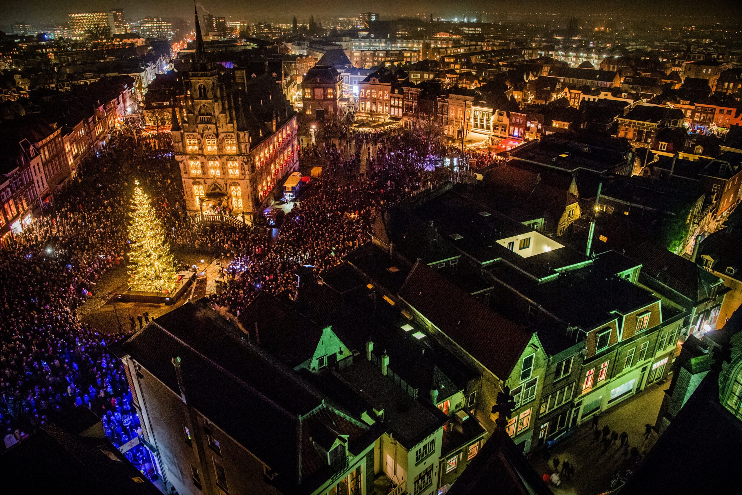 Gouda bij kaarslicht. Foto: ANP 