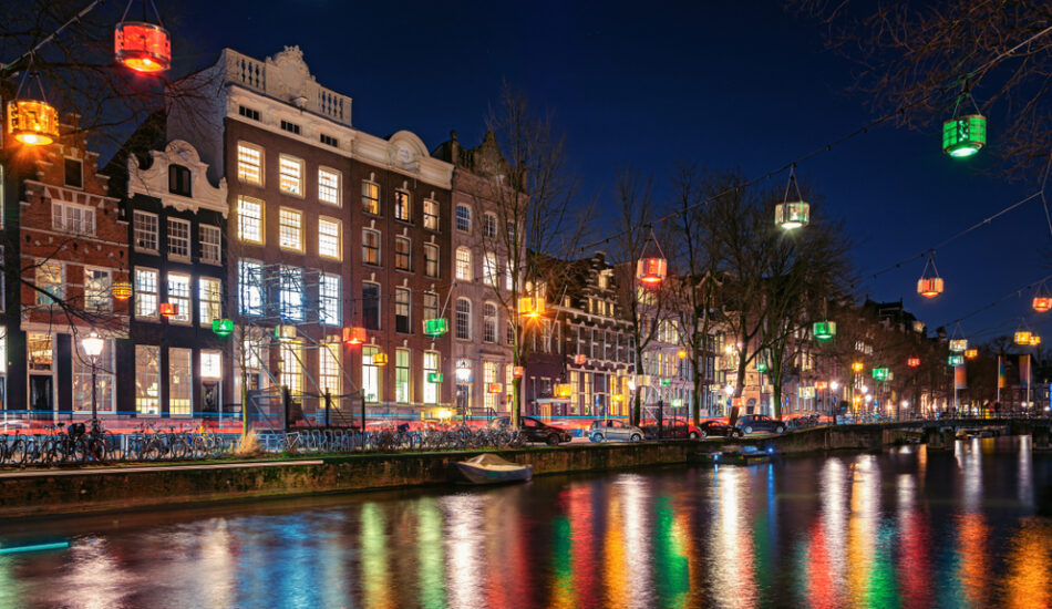 Lichtjes in Amsterdam.