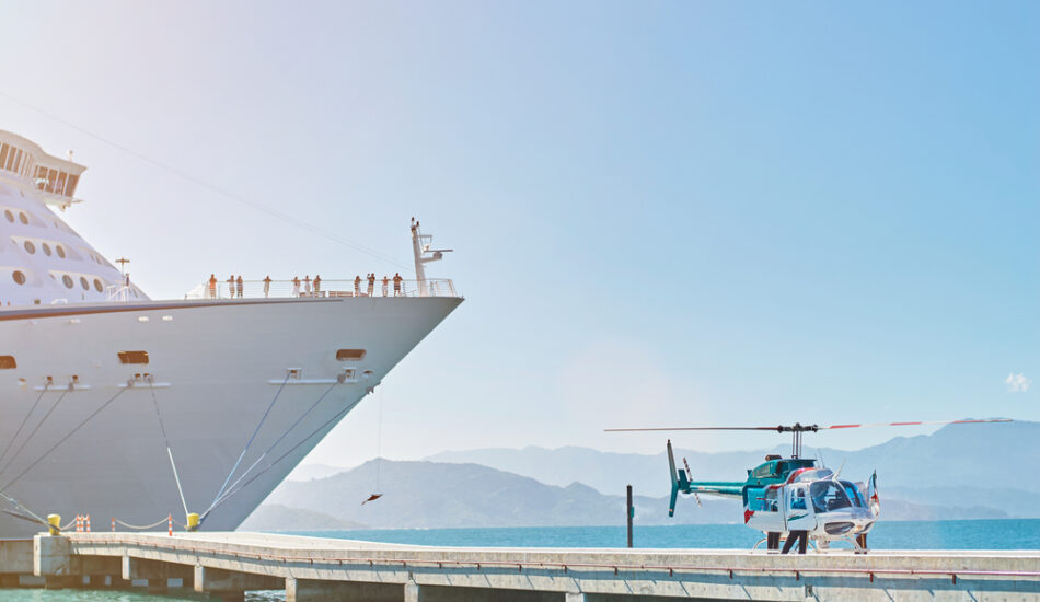 Medische noodsituatie op een cruise.