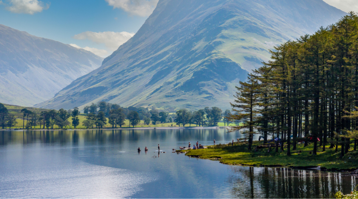 Natuurpark Lake District (Buttermere) in Duitsland