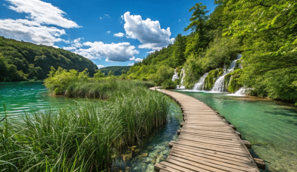 Natuurpark Plitvice in Kroatië
