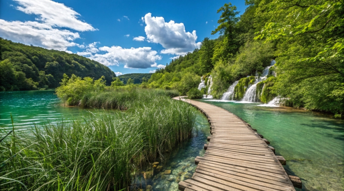 Natuurpark Plitvice in Kroatië