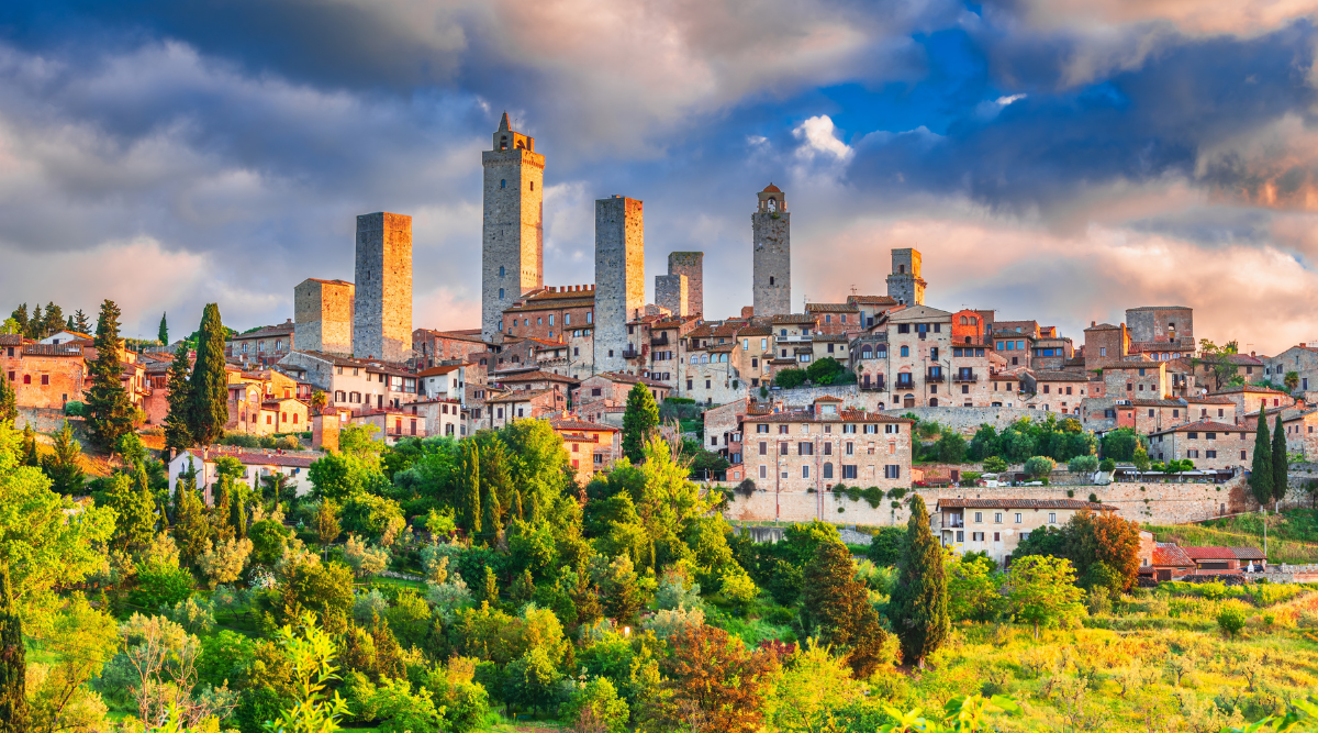 San Gimignano in Toscane in Italië