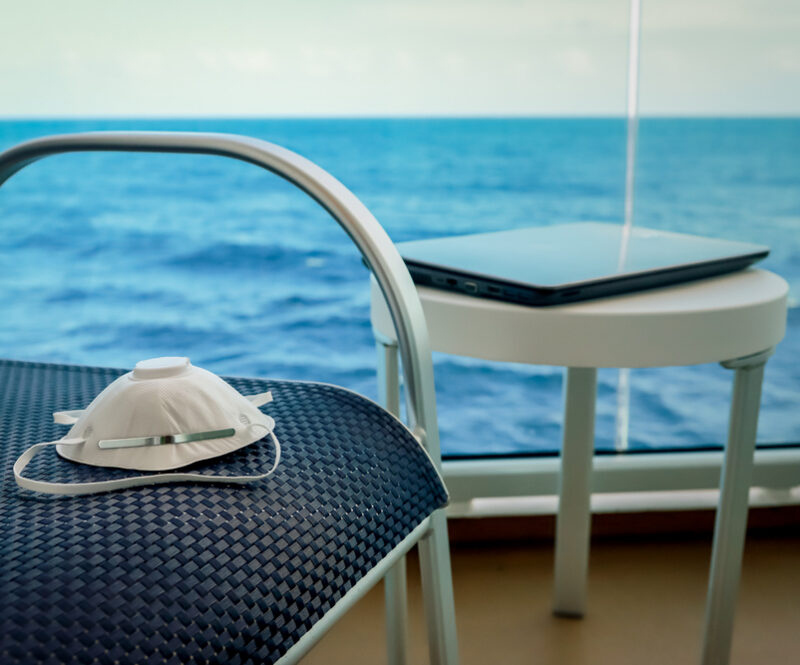 Hoe groot is de kans op een virusuitbraak op een cruiseschip en wat is dan het protocol?